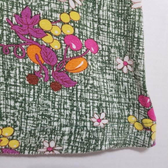 Free People skirt Small daisy floral cherry grape leaf print mini stretch summer - Picture 12 of 14
